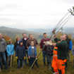 Pflanzaktion des AVG auf der Streuobstwiese im Brettenbachtal im Oktober 2011.